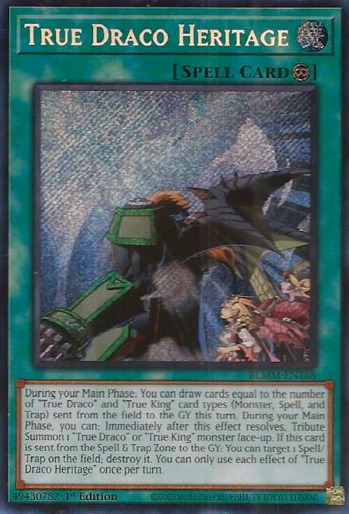 True Draco Heritage [BLMM-EN168] Secret Rare | Exor Games Bridgewater