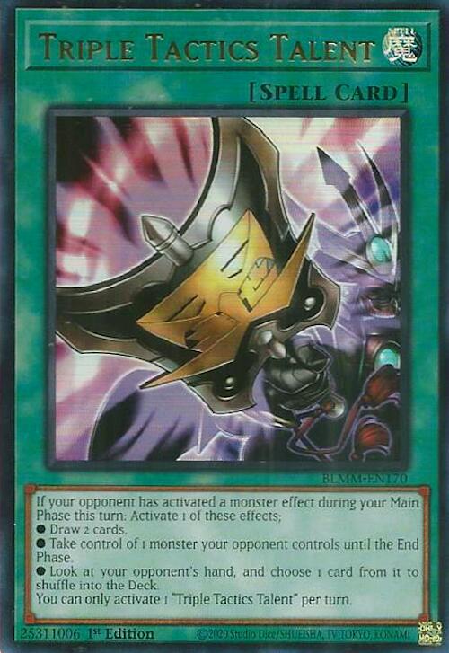 Triple Tactics Talent [BLMM-EN170] Ultra Rare | Exor Games Bridgewater
