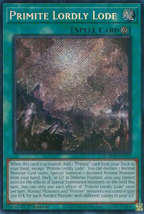Primite Lordly Lode [BLMM-EN172] Secret Rare | Exor Games Bridgewater