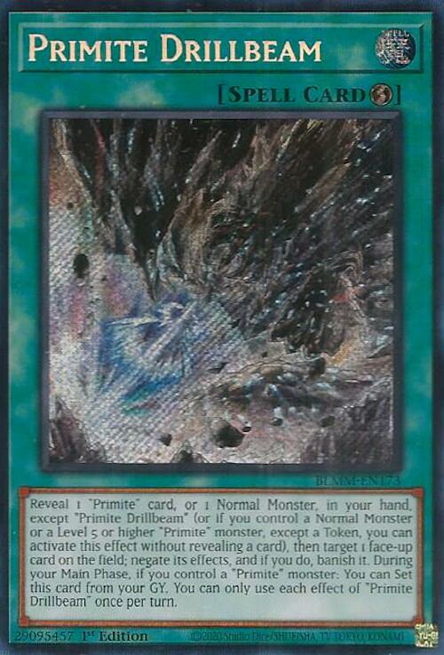 Primite Drillbeam [BLMM-EN173] Secret Rare | Exor Games Bridgewater