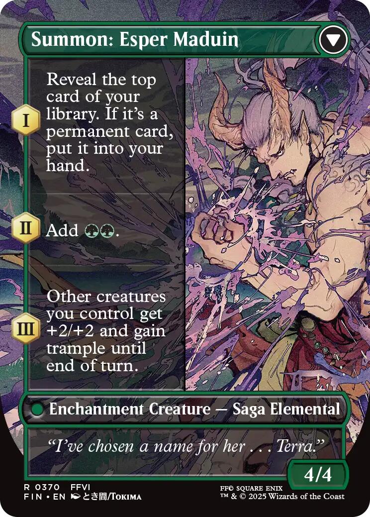 Esper Origins // Summon: Esper Maduin (Borderless) [FINAL FANTASY] | Exor Games Bridgewater