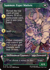 Esper Origins // Summon: Esper Maduin (Borderless) [FINAL FANTASY] | Exor Games Bridgewater