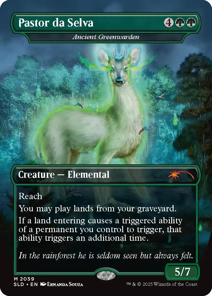 Pastor da Selva - Ancient Greenwarden [Secret Lair Drop Series] | Exor Games Bridgewater