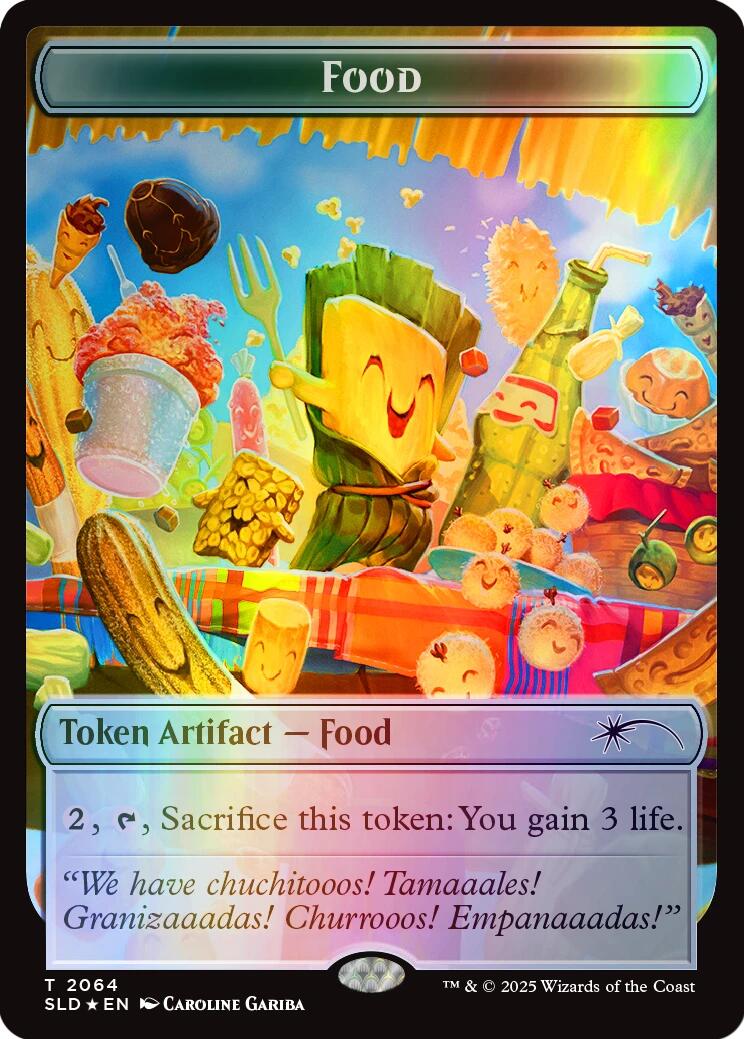 Food Token (2064) (Rainbow Foil) [Secret Lair Drop Series] | Exor Games Bridgewater
