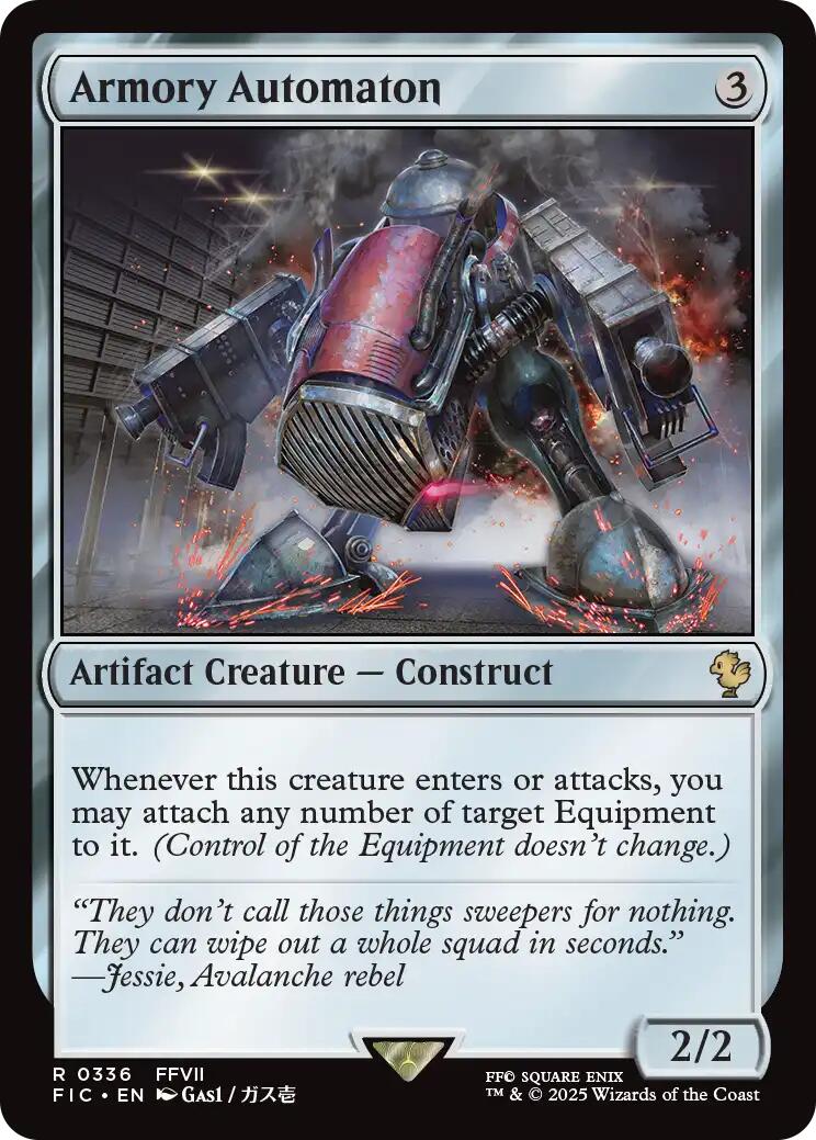 Armory Automaton (Surge Foil) [FINAL FANTASY Commander] | Exor Games Bridgewater
