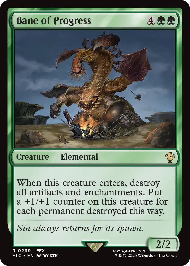 Bane of Progress (Surge Foil) [FINAL FANTASY Commander] | Exor Games Bridgewater