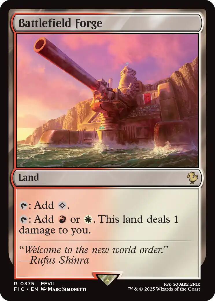 Battlefield Forge (Surge Foil) [FINAL FANTASY Commander] | Exor Games Bridgewater