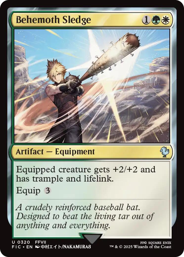 Behemoth Sledge (Surge Foil) [FINAL FANTASY Commander] | Exor Games Bridgewater