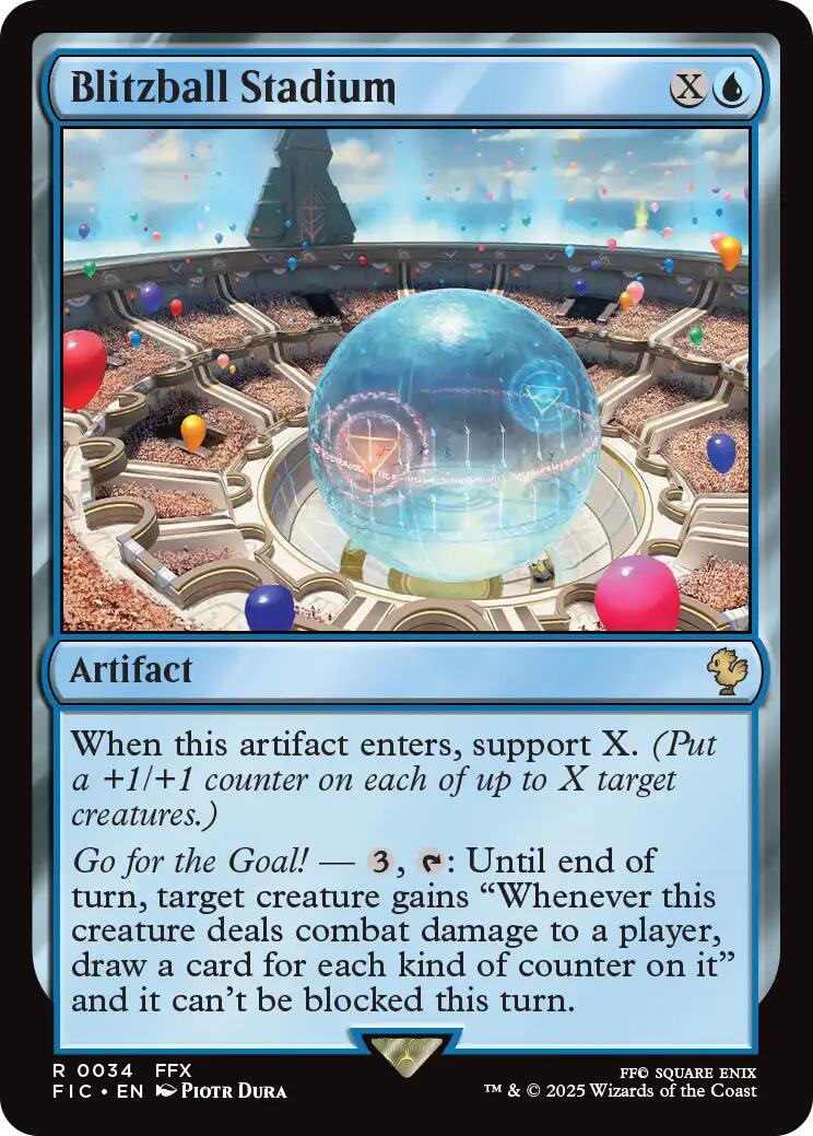 Blitzball Stadium (Surge Foil) [FINAL FANTASY Commander] | Exor Games Bridgewater