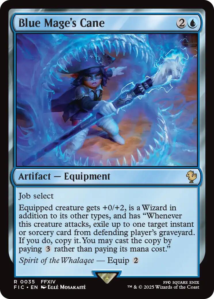 Blue Mage's Cane (Surge Foil) [FINAL FANTASY Commander] | Exor Games Bridgewater