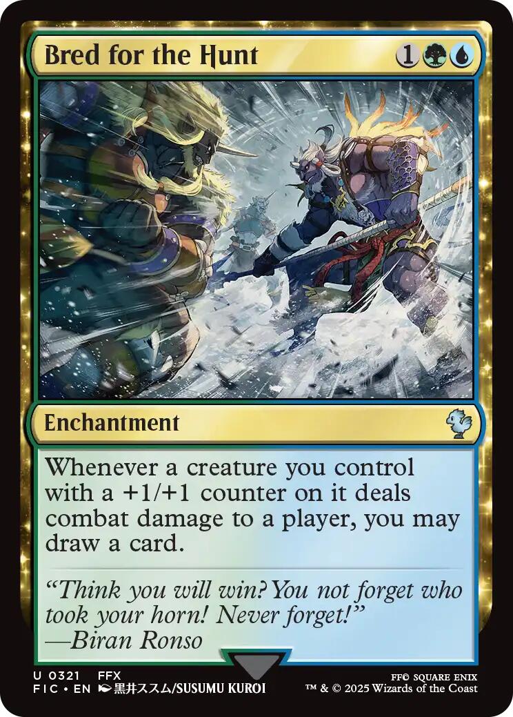 Bred for the Hunt (Surge Foil) [FINAL FANTASY Commander] | Exor Games Bridgewater