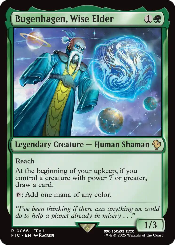 Bugenhagen, Wise Elder (Surge Foil) [FINAL FANTASY Commander] | Exor Games Bridgewater