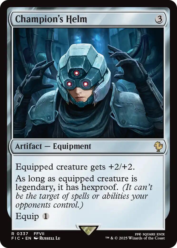 Champion's Helm (Surge Foil) [FINAL FANTASY Commander] | Exor Games Bridgewater