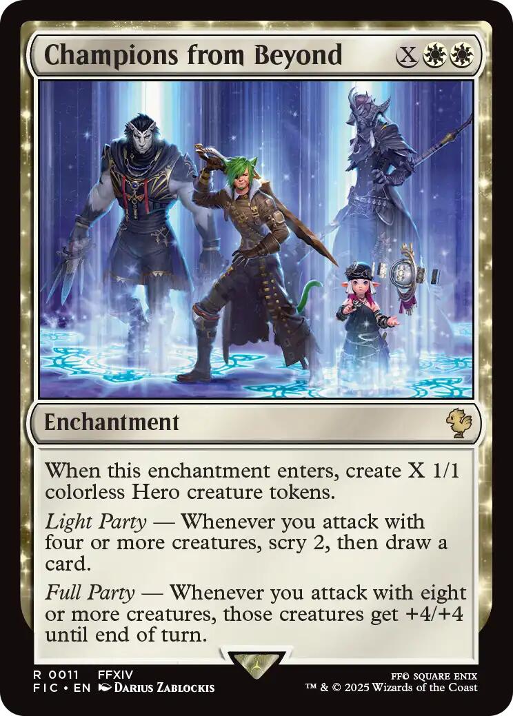 Champions from Beyond (Surge Foil) [FINAL FANTASY Commander] | Exor Games Bridgewater