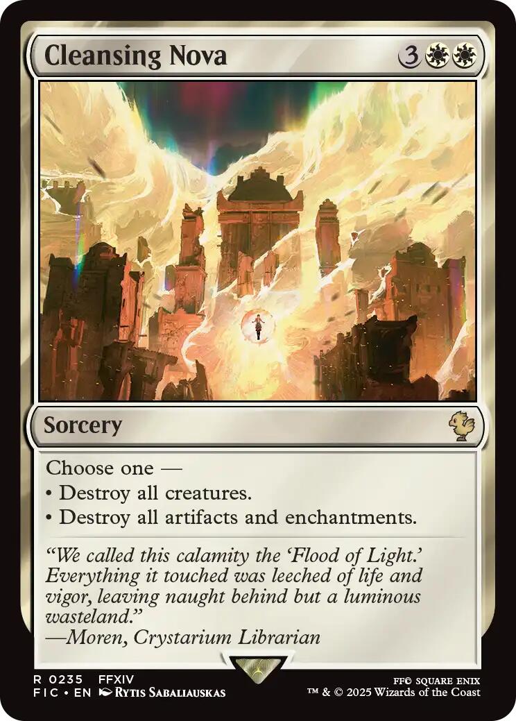 Cleansing Nova (Surge Foil) [FINAL FANTASY Commander] | Exor Games Bridgewater