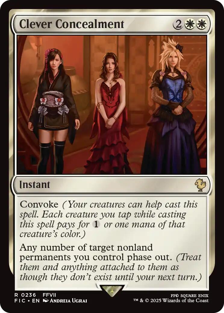 Clever Concealment (Surge Foil) [FINAL FANTASY Commander] | Exor Games Bridgewater