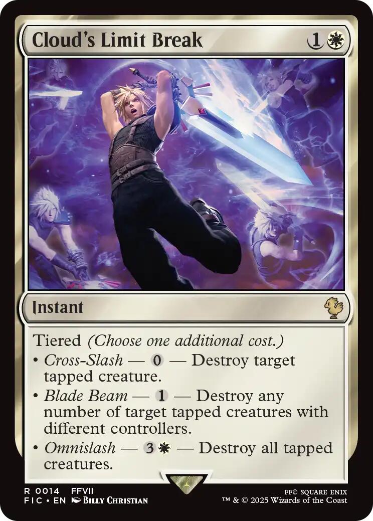Cloud's Limit Break (Surge Foil) [FINAL FANTASY Commander] | Exor Games Bridgewater