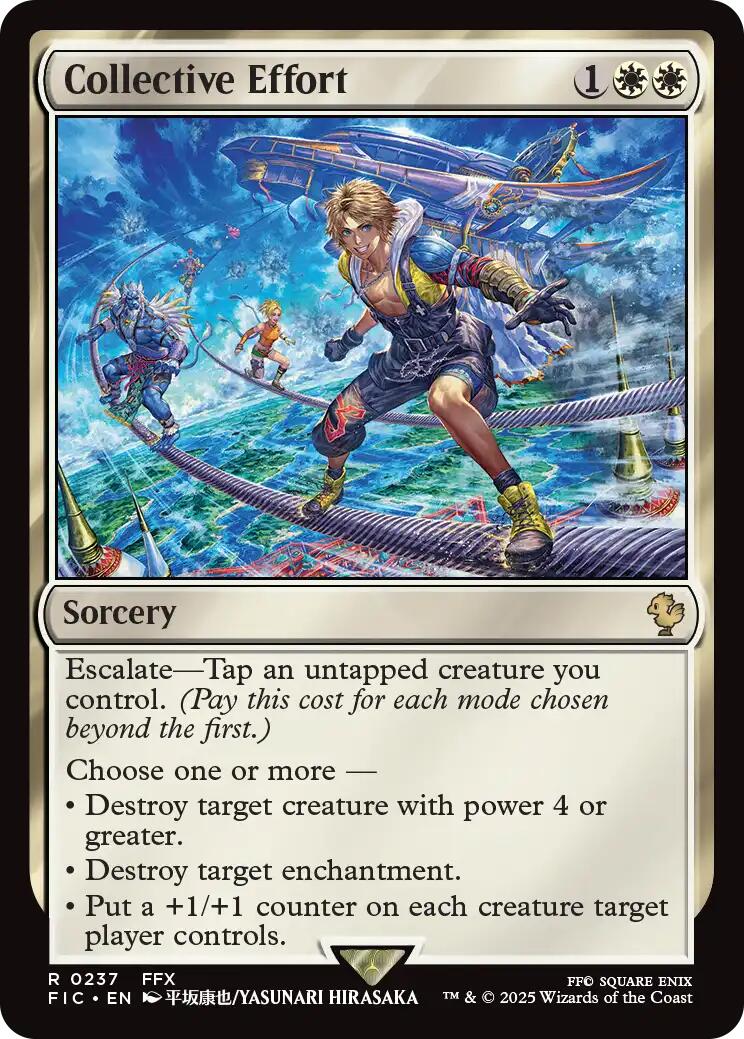 Collective Effort (Surge Foil) [FINAL FANTASY Commander] | Exor Games Bridgewater