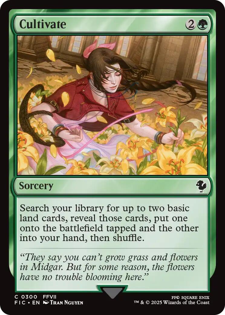Cultivate (Surge Foil) [FINAL FANTASY Commander] | Exor Games Bridgewater