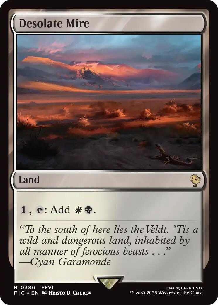 Desolate Mire (Surge Foil) [FINAL FANTASY Commander] | Exor Games Bridgewater