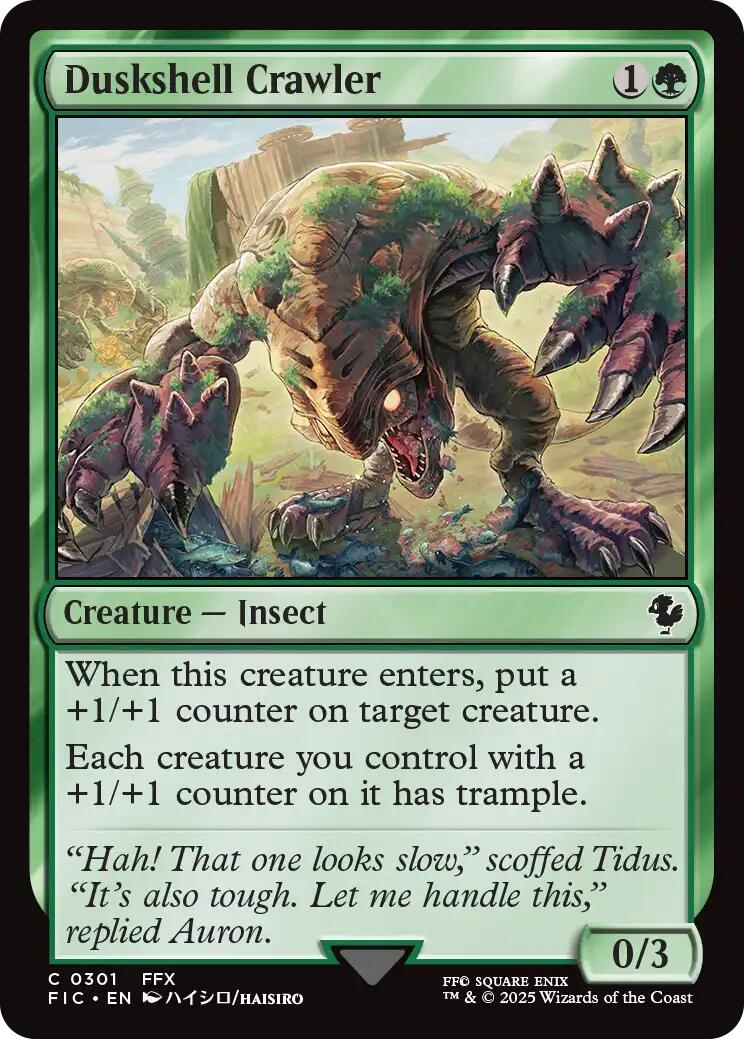 Duskshell Crawler (Surge Foil) [FINAL FANTASY Commander] | Exor Games Bridgewater