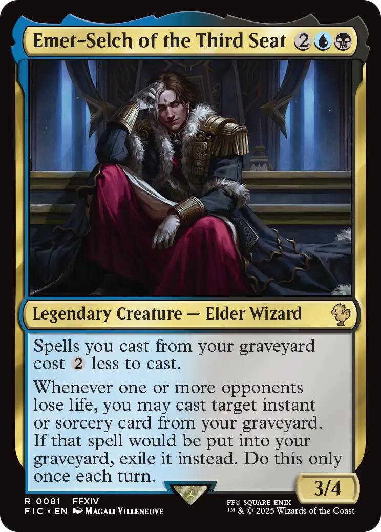 Emet-Selch of the Third Seat (Surge Foil) [FINAL FANTASY Commander] | Exor Games Bridgewater