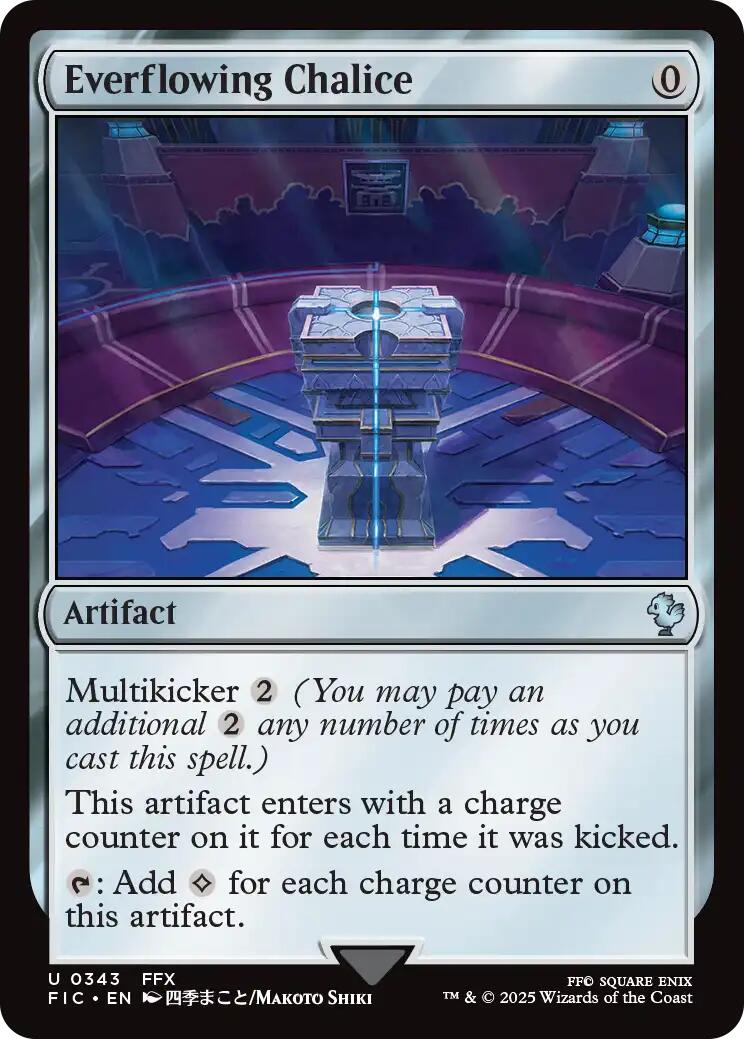 Everflowing Chalice (Surge Foil) [FINAL FANTASY Commander] | Exor Games Bridgewater