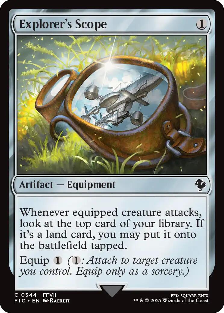 Explorer's Scope (Surge Foil) [FINAL FANTASY Commander] | Exor Games Bridgewater
