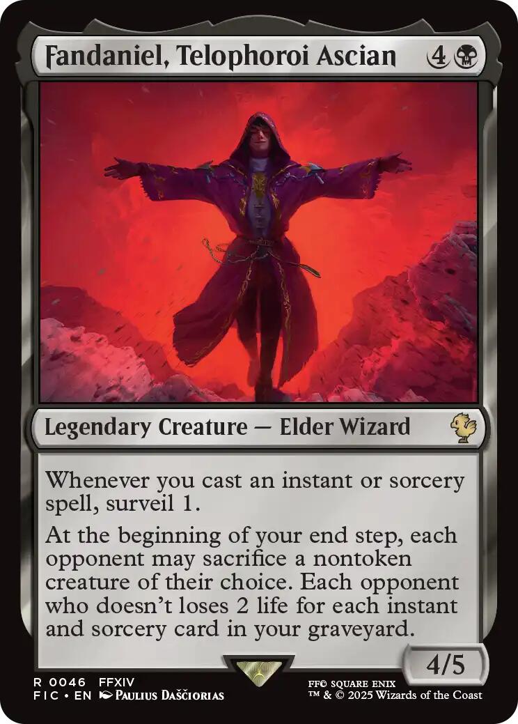 Fandaniel, Telophoroi Ascian (Surge Foil) [FINAL FANTASY Commander] | Exor Games Bridgewater