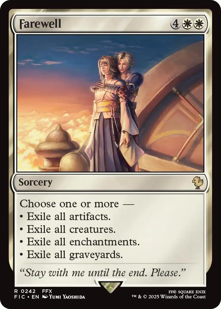 Farewell (Surge Foil) [FINAL FANTASY Commander] | Exor Games Bridgewater