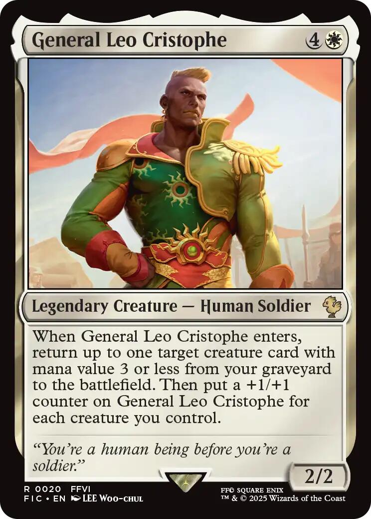 General Leo Cristophe (Surge Foil) [FINAL FANTASY Commander] | Exor Games Bridgewater