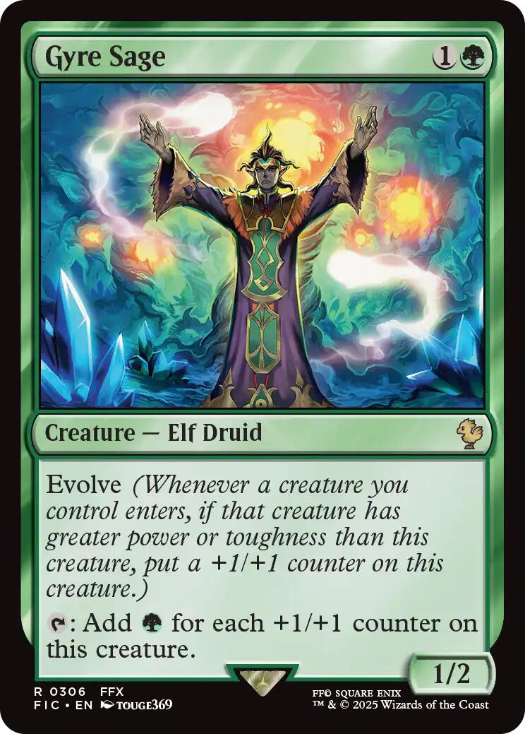 Gyre Sage (Surge Foil) [FINAL FANTASY Commander] | Exor Games Bridgewater