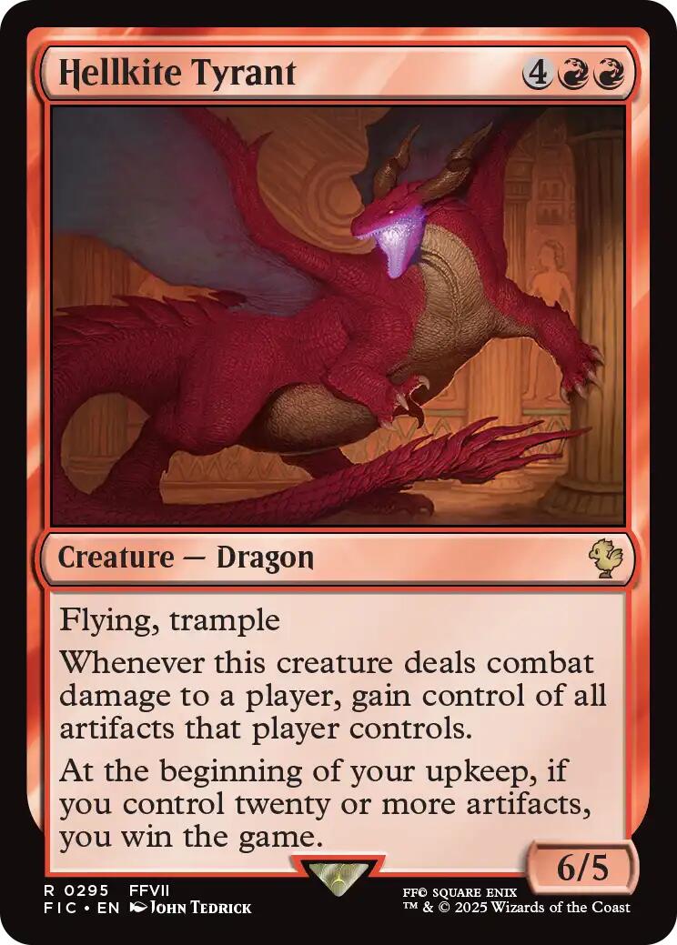 Hellkite Tyrant (Surge Foil) [FINAL FANTASY Commander] | Exor Games Bridgewater