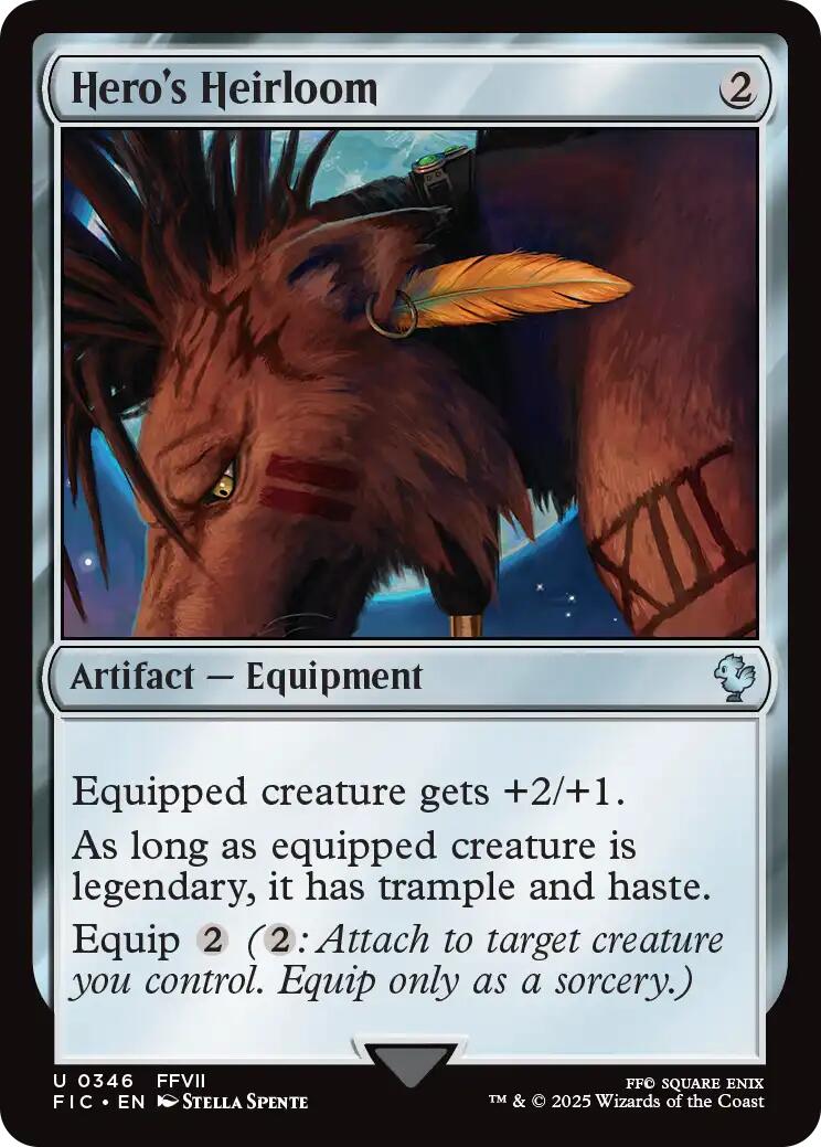 Hero's Heirloom (Surge Foil) [FINAL FANTASY Commander] | Exor Games Bridgewater