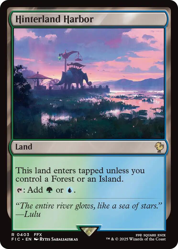 Hinterland Harbor (Surge Foil) [FINAL FANTASY Commander] | Exor Games Bridgewater
