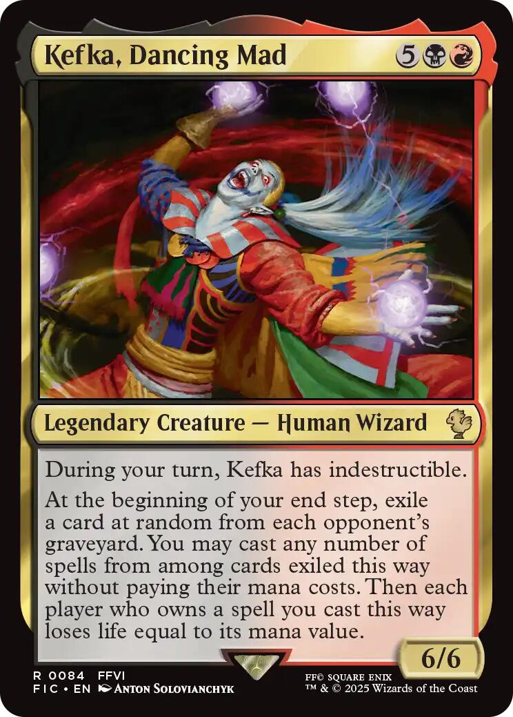 Kefka, Dancing Mad (Surge Foil) [FINAL FANTASY Commander] | Exor Games Bridgewater