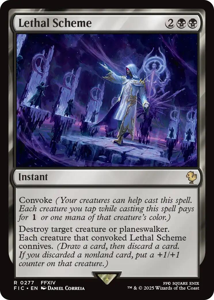 Lethal Scheme (Surge Foil) [FINAL FANTASY Commander] | Exor Games Bridgewater
