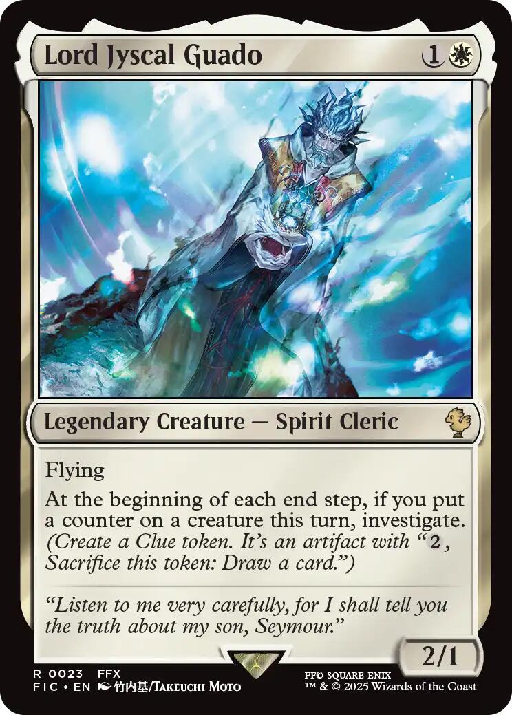 Lord Jyscal Guado (Surge Foil) [FINAL FANTASY Commander] | Exor Games Bridgewater