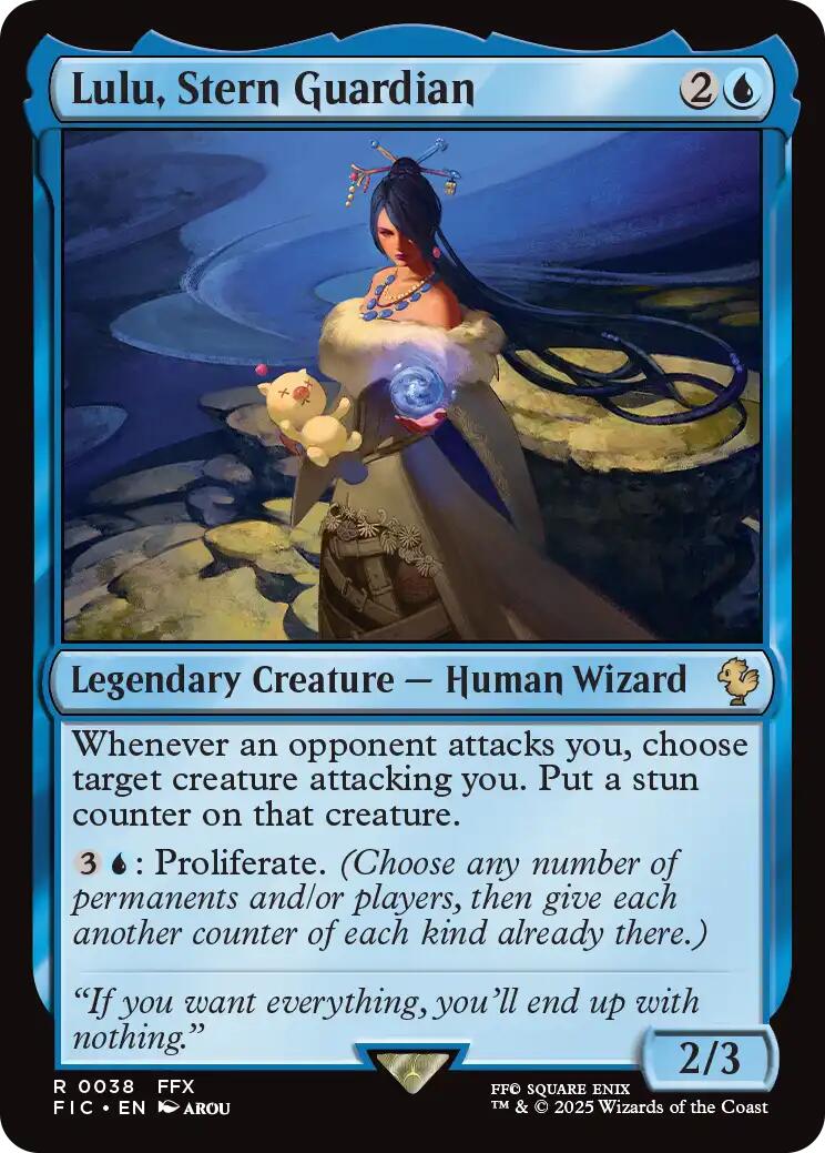 Lulu, Stern Guardian (Surge Foil) [FINAL FANTASY Commander] | Exor Games Bridgewater