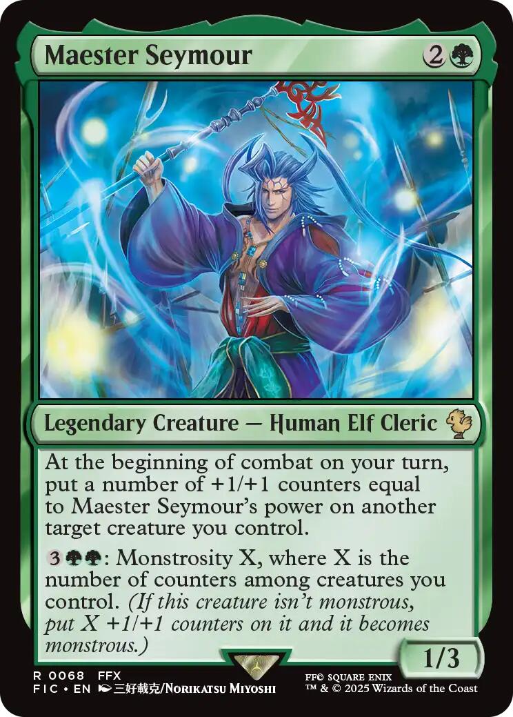 Maester Seymour (Surge Foil) [FINAL FANTASY Commander] | Exor Games Bridgewater