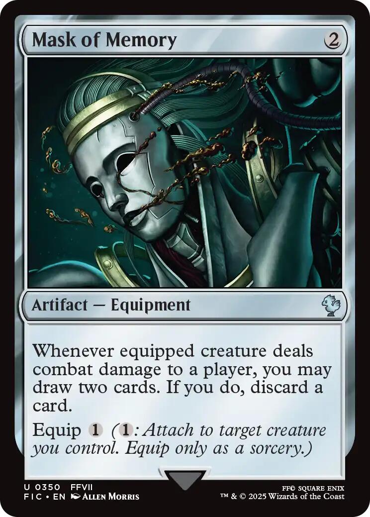 Mask of Memory (Surge Foil) [FINAL FANTASY Commander] | Exor Games Bridgewater