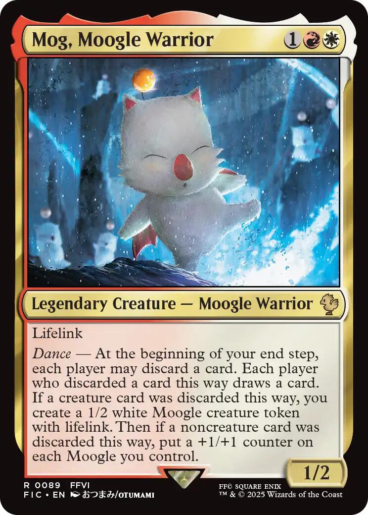 Mog, Moogle Warrior (Surge Foil) [FINAL FANTASY Commander] | Exor Games Bridgewater