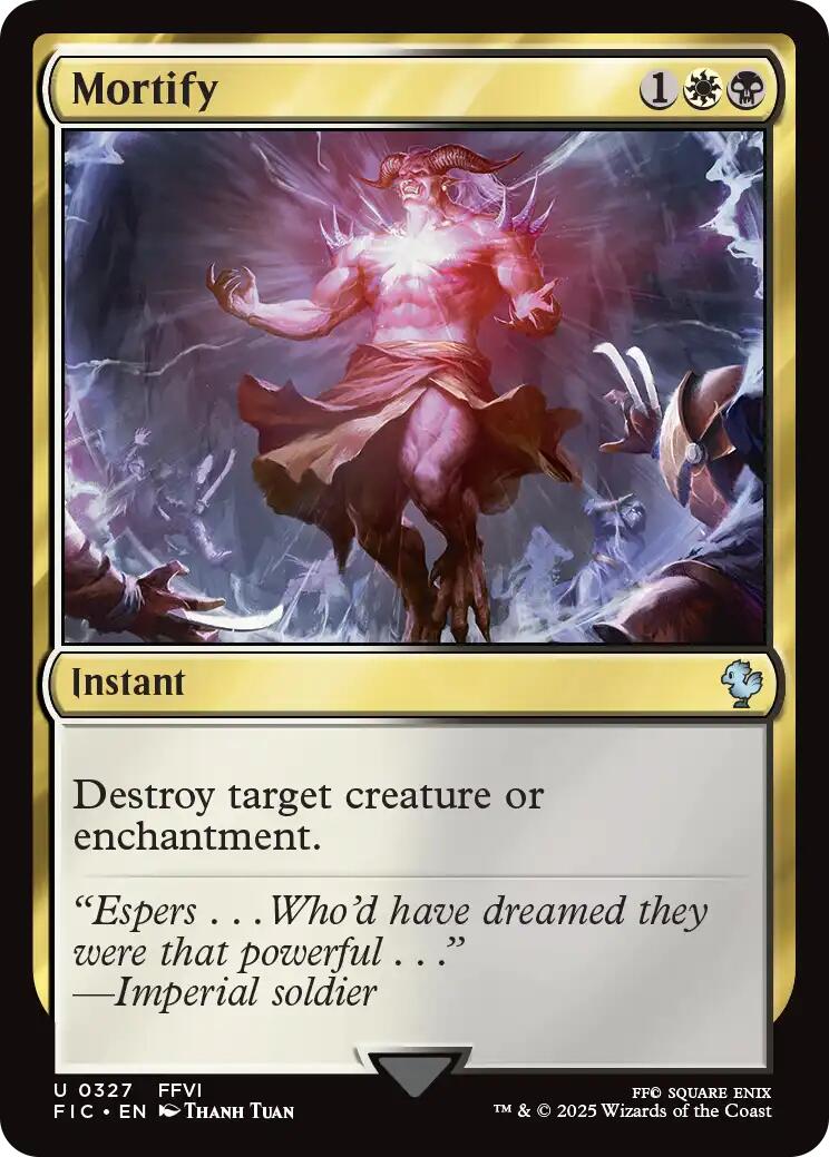 Mortify (Surge Foil) [FINAL FANTASY Commander] | Exor Games Bridgewater