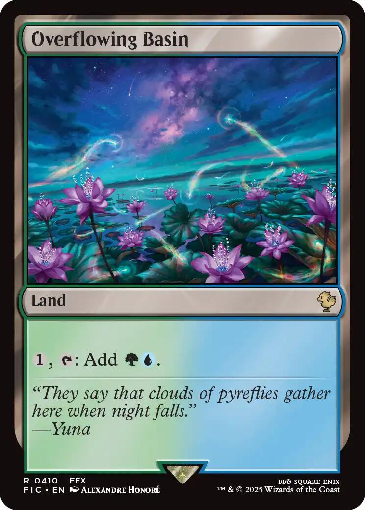 Overflowing Basin (Surge Foil) [FINAL FANTASY Commander] | Exor Games Bridgewater