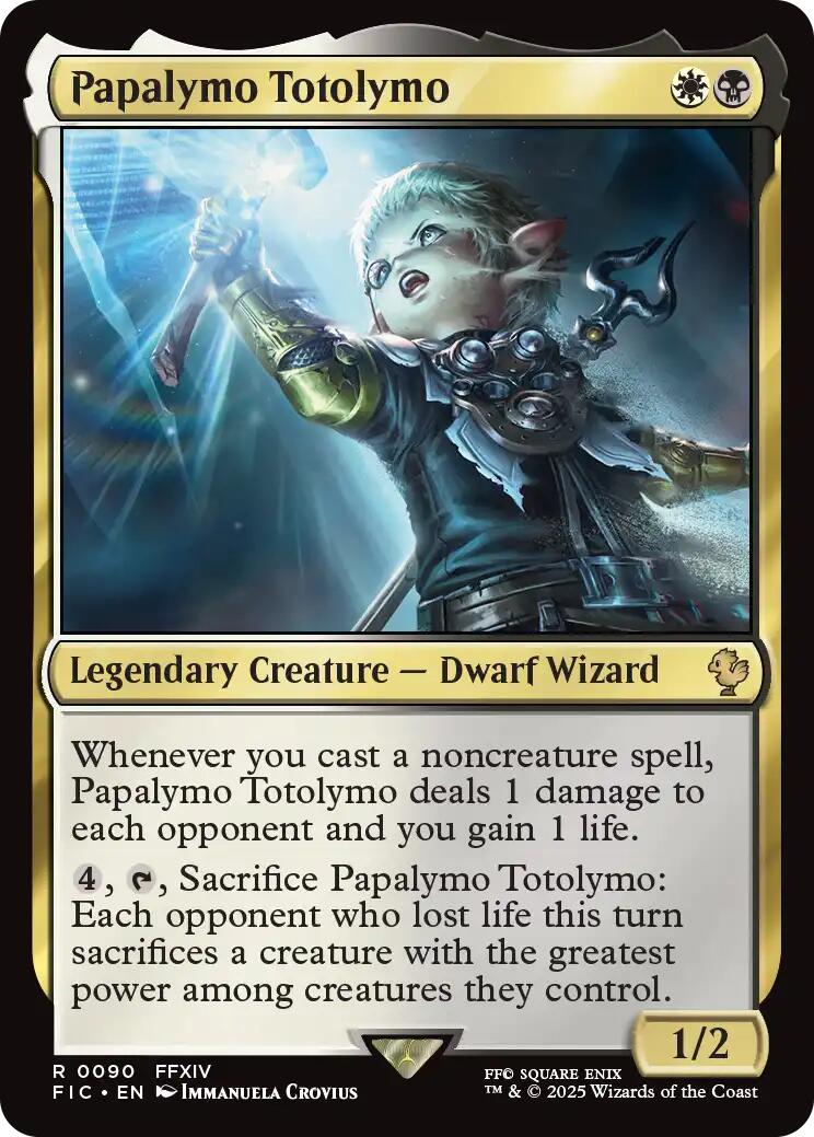 Papalymo Totolymo (Surge Foil) [FINAL FANTASY Commander] | Exor Games Bridgewater