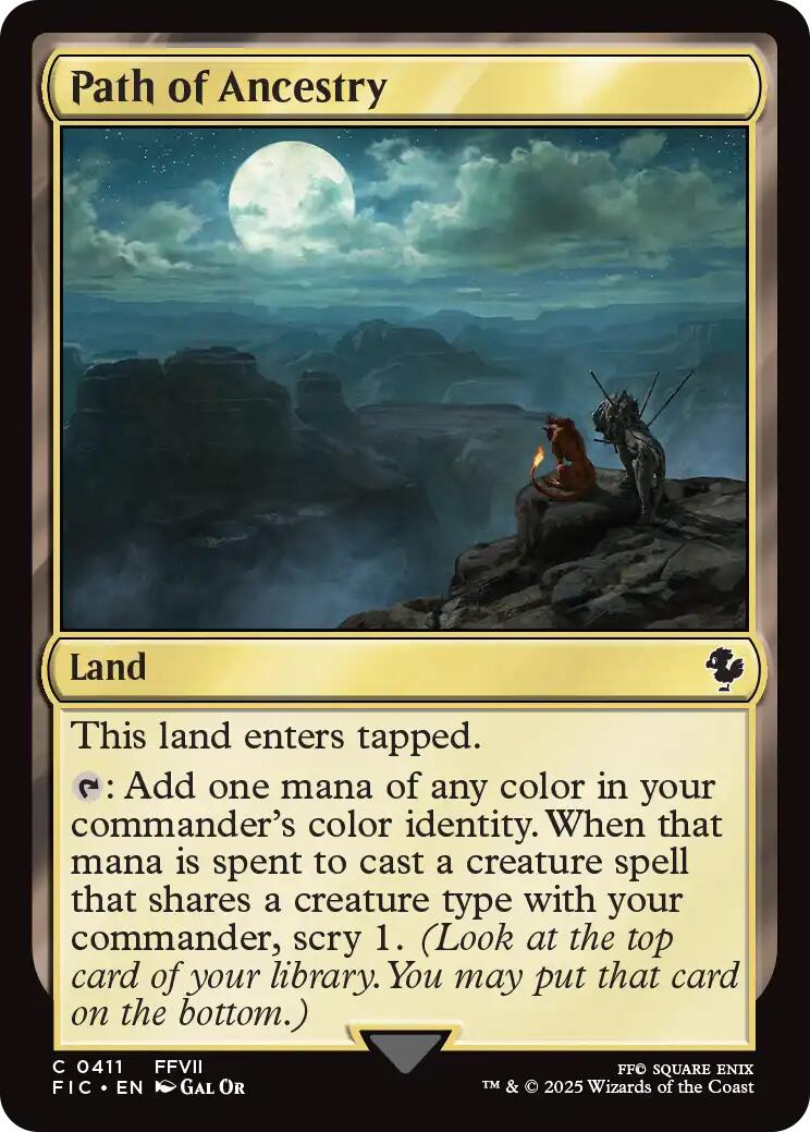 Path of Ancestry (Surge Foil) [FINAL FANTASY Commander] | Exor Games Bridgewater