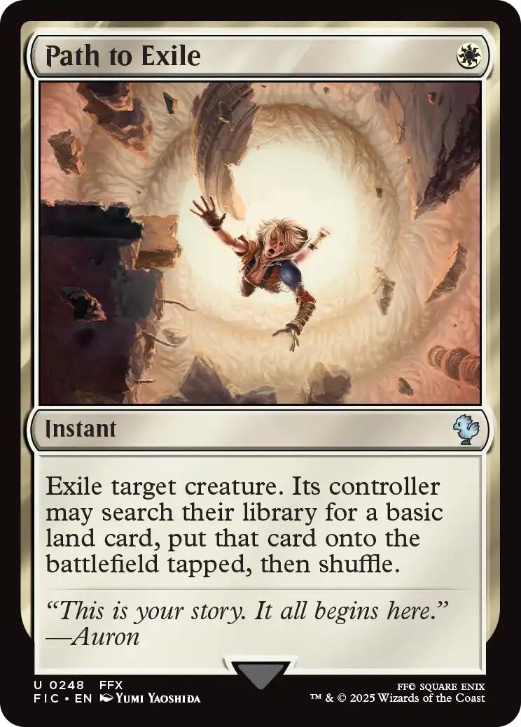 Path to Exile (Surge Foil) [FINAL FANTASY Commander] | Exor Games Bridgewater