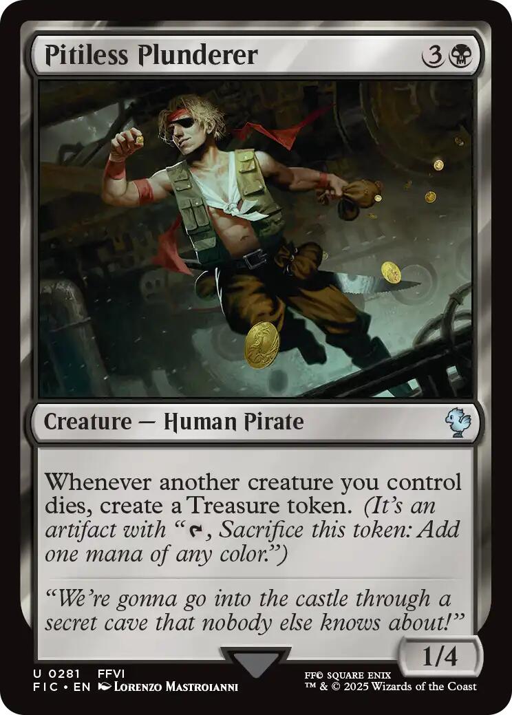 Pitiless Plunderer (Surge Foil) [FINAL FANTASY Commander] | Exor Games Bridgewater