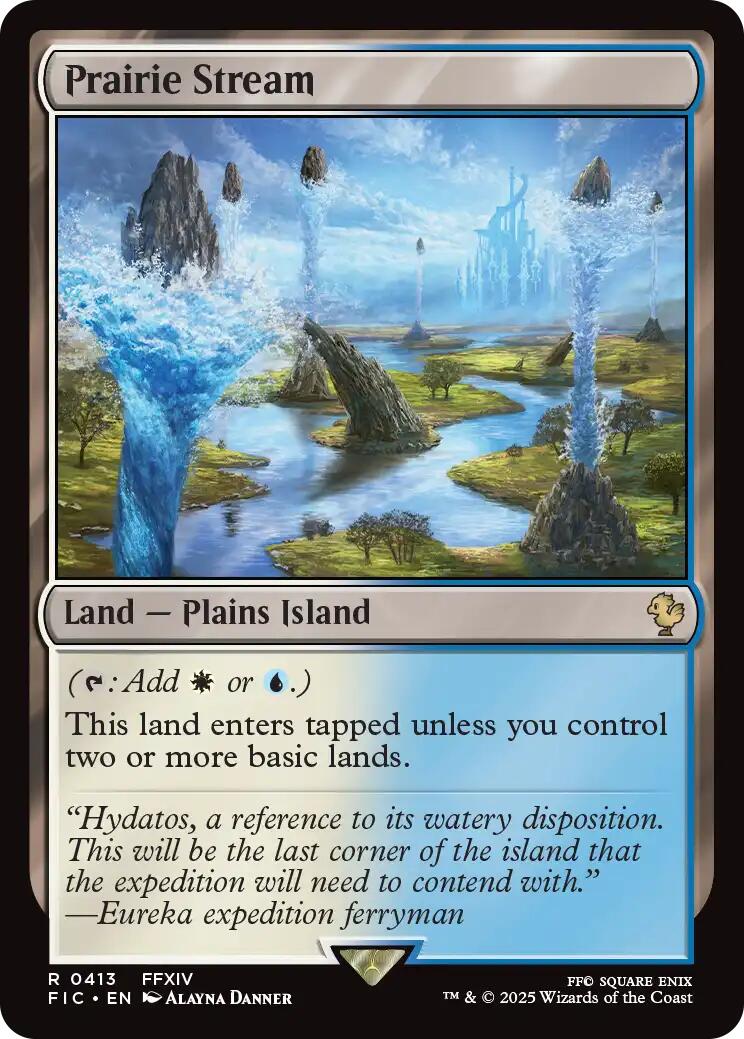 Prairie Stream (Surge Foil) [FINAL FANTASY Commander] | Exor Games Bridgewater