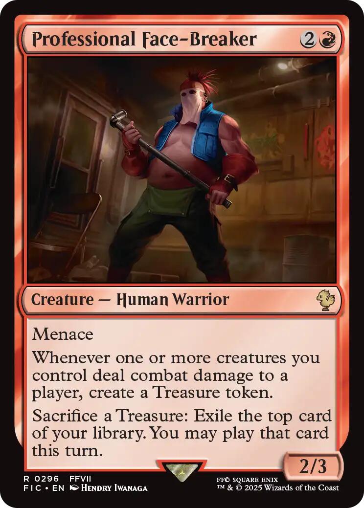 Professional Face-Breaker (Surge Foil) [FINAL FANTASY Commander] | Exor Games Bridgewater